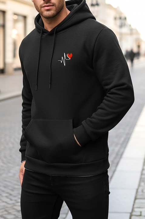 Muška dukserica MOFOMO, Boja: crna, IVET.RS - Nova Kolekcija