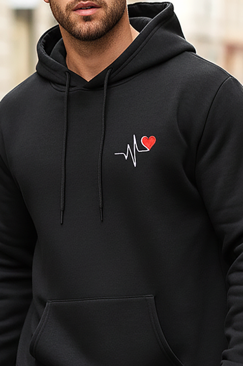 Muška dukserica MOFOMO, Boja: crna, IVET.RS - Nova Kolekcija