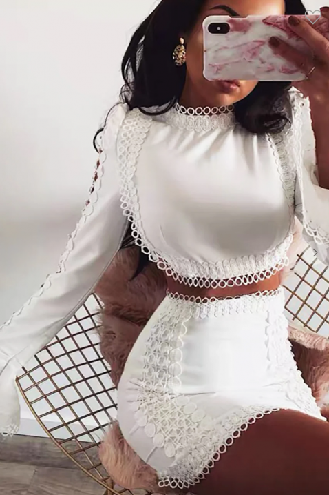 Komplet GORMELJA, Boja: bela, IVET.RS - Nova Kolekcija