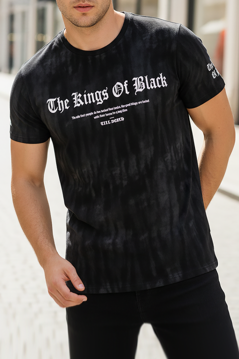 Muška majica BEMOLO BLACK, Boja: crna, IVET.RS - Nova Kolekcija