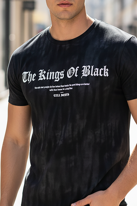 Muška majica BEMOLO BLACK, Boja: crna, IVET.RS - Nova Kolekcija