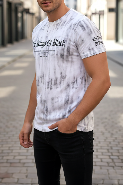 Muška majica BEMOLO WHITE, Boja: bela, IVET.RS - Nova Kolekcija