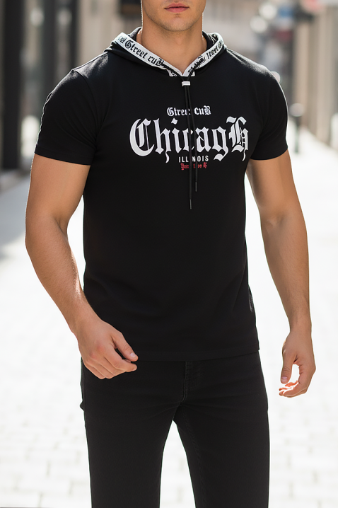 Muška majica PRILGO BLACK, Boja: crna, IVET.RS - Nova Kolekcija