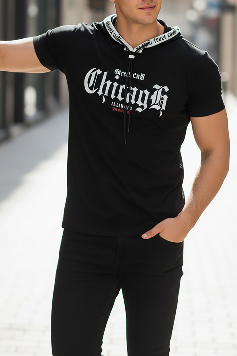 Muška majica PRILGO BLACK, Boja: crna, IVET.RS - Nova Kolekcija