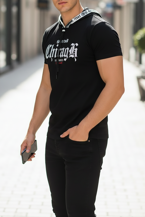 Muška majica PRILGO BLACK, Boja: crna, IVET.RS - Nova Kolekcija