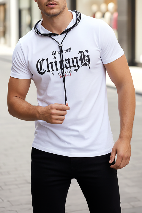 Muška majica PRILGO WHITE, Boja: bela, IVET.RS - Nova Kolekcija