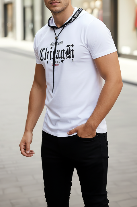 Muška majica PRILGO WHITE, Boja: bela, IVET.RS - Nova Kolekcija