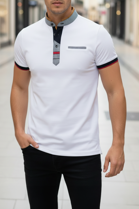 Muška majica MAGZO WHITE, Boja: bela, IVET.RS - Nova Kolekcija