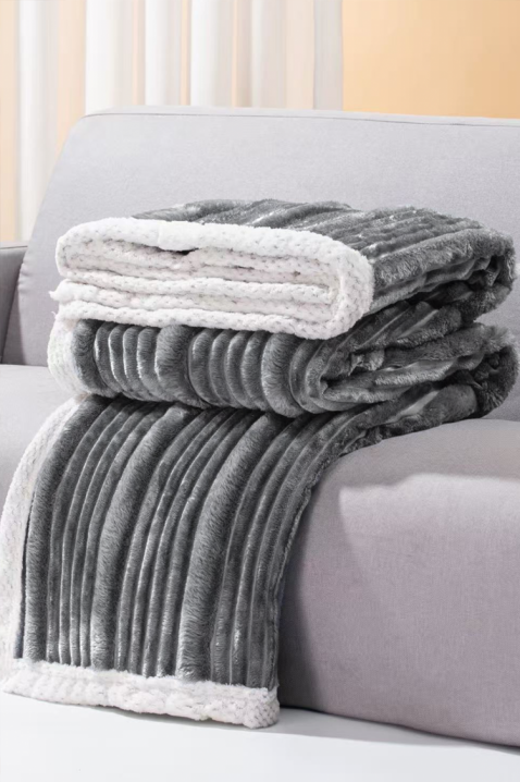 Ćebe JERLONDA GRAFIT 160x200 cm, Boja: grafitna, IVET.RS - Nova Kolekcija