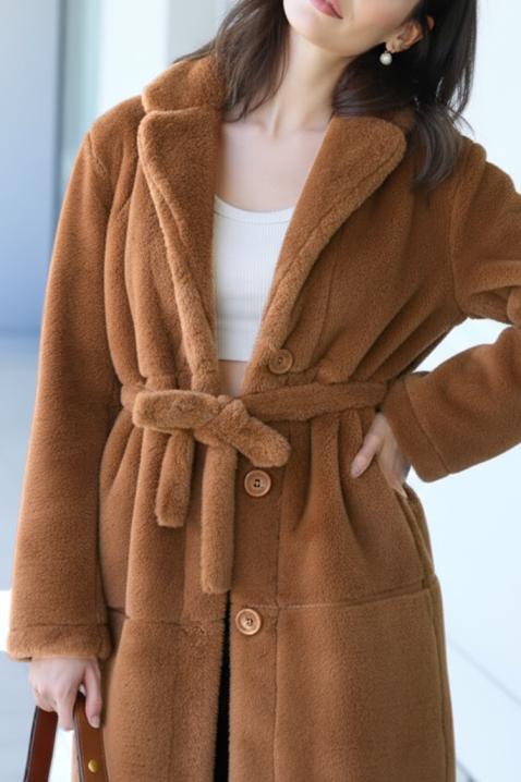 Kaput DOLEZIMA BROWN, Boja: braon, IVET.RS - Nova Kolekcija