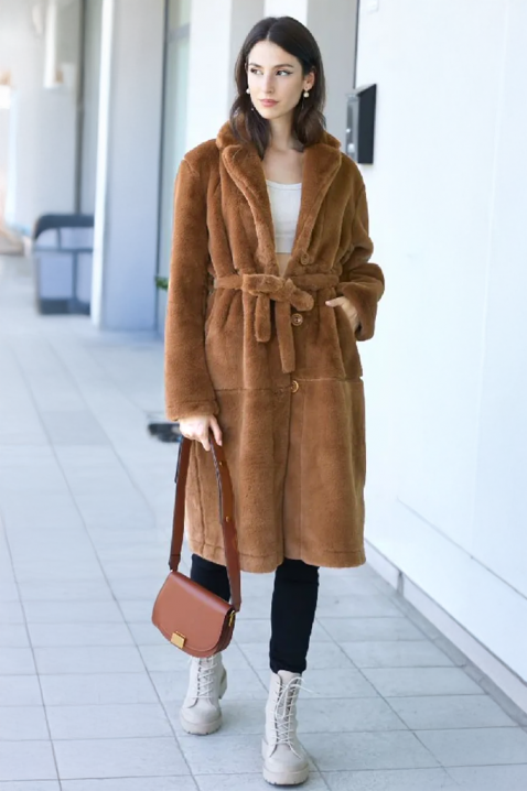 Kaput DOLEZIMA BROWN, Boja: braon, IVET.RS - Nova Kolekcija