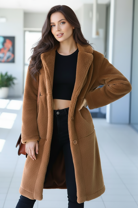 Kaput DOLEZIMA BROWN, Boja: braon, IVET.RS - Nova Kolekcija