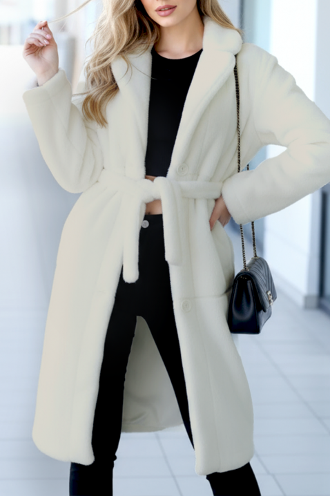 Kaput DOLEZIMA WHITE, Boja: bela, IVET.RS - Nova Kolekcija