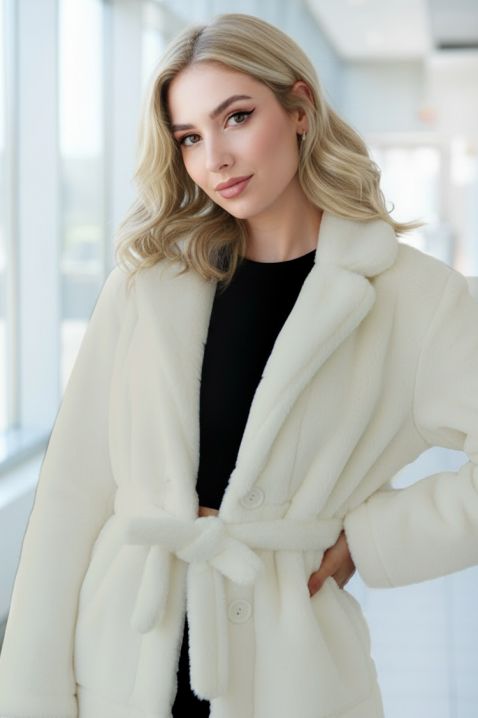 Kaput DOLEZIMA WHITE, Boja: bela, IVET.RS - Nova Kolekcija