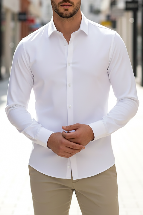 Muška košulja FERIZO WHITE, Boja: bela, IVET.RS - Nova Kolekcija