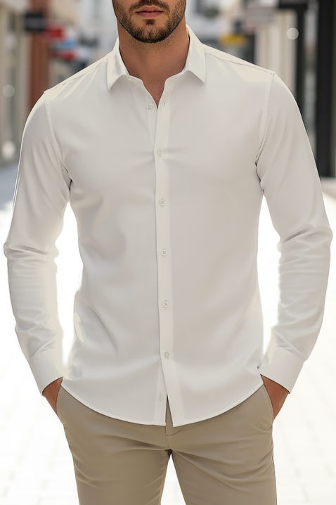 Muška košulja FERIZO ECRU, Boja: ecru, IVET.RS - Nova Kolekcija