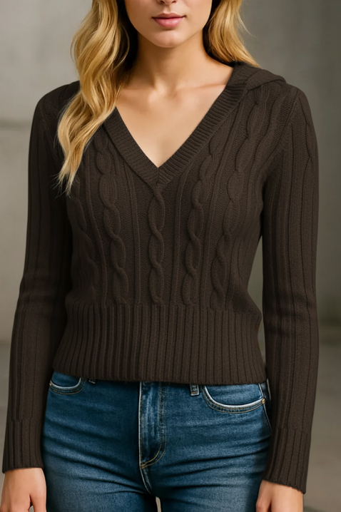 Džemper GRANDILA BROWN, Boja: braon, IVET.RS - Nova Kolekcija