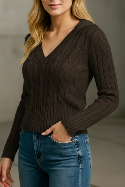 Džemper GRANDILA BROWN, Boja: braon, IVET.RS - Nova Kolekcija