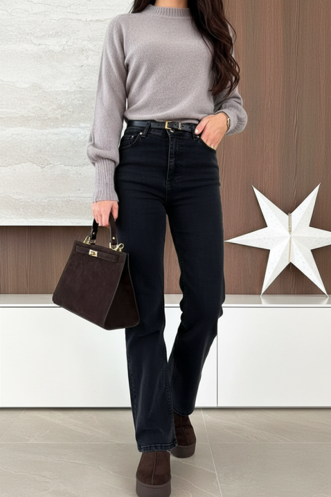 Farmerke ZALVREDA, Boja: crna, IVET.RS - Nova Kolekcija