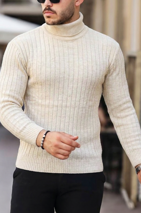 Muški džemper RACHERO ECRU, Boja: ecru, IVET.RS - Nova Kolekcija