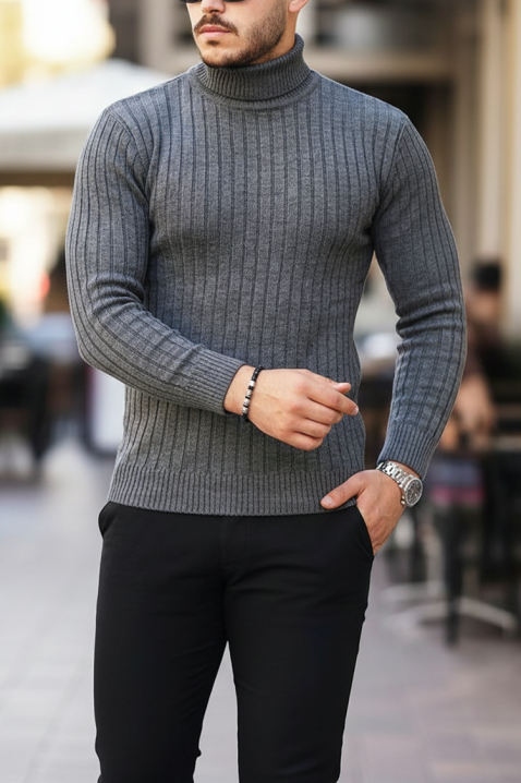 Muški džemper RACHERO GRAFIT, Boja: grafitna, IVET.RS - Nova Kolekcija