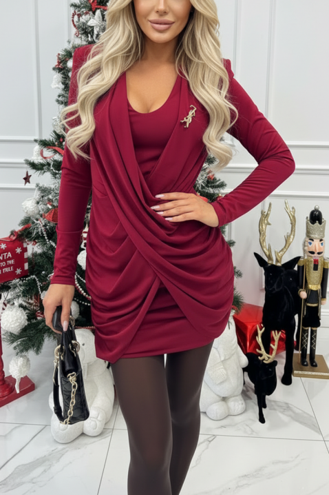 Haljina GLOVERDA BORDO, Boja: bordo, IVET.RS - Nova Kolekcija