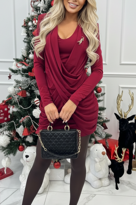 Haljina GLOVERDA BORDO, Boja: bordo, IVET.RS - Nova Kolekcija