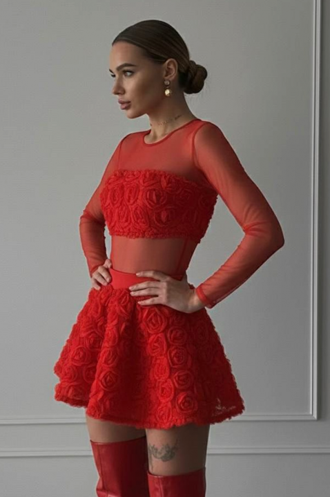 Komplet ZANRENDA RED, Boja: crvena, IVET.RS - Nova Kolekcija