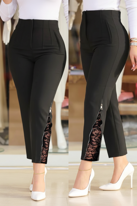 Pantalone TEVORGA, Boja: crna, IVET.RS - Nova Kolekcija