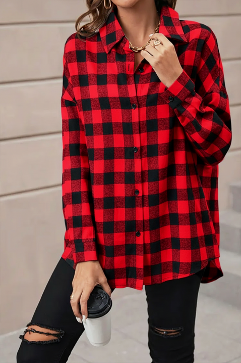 Ženska košulja ABRONDA RED, Boja: crvena, IVET.RS - Nova Kolekcija