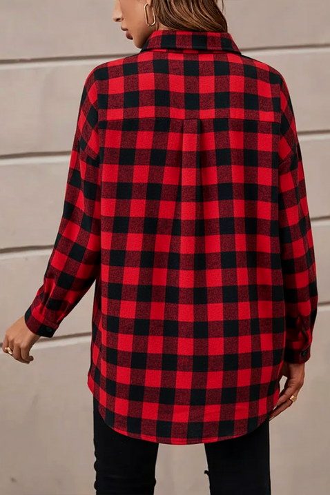 Ženska košulja ABRONDA RED, Boja: crvena, IVET.RS - Nova Kolekcija