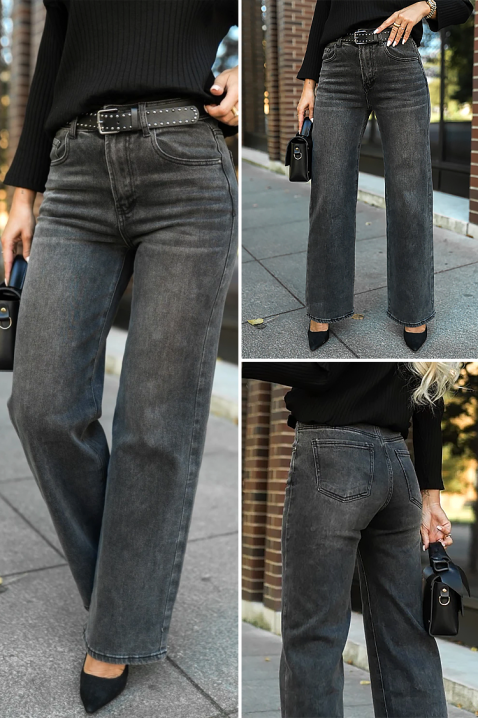 Farmerke GRELZINA, Boja: crna, IVET.RS - Nova Kolekcija