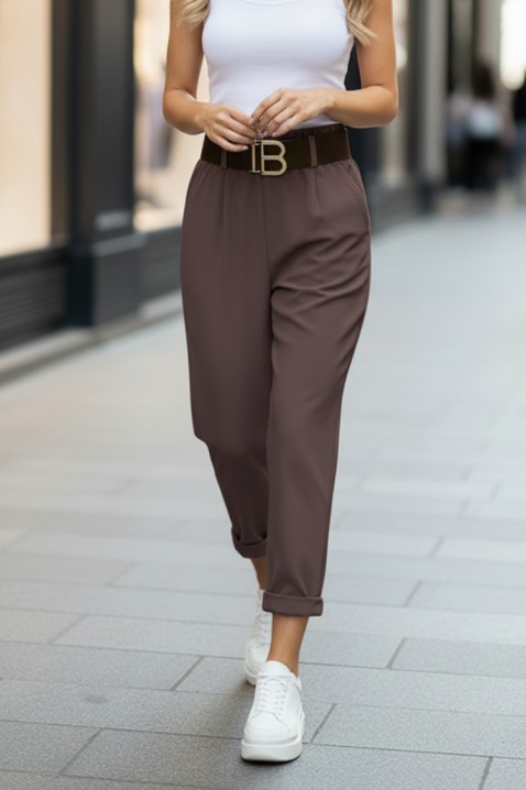 Pantalone LOVRENZA MOCHA, Boja: moka, IVET.RS - Nova Kolekcija