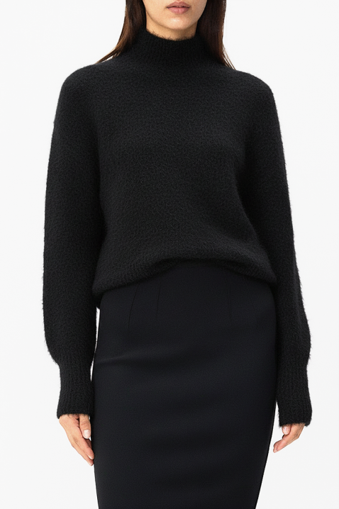 Džemper BROJEFA BLACK, Boja: crna, IVET.RS - Nova Kolekcija