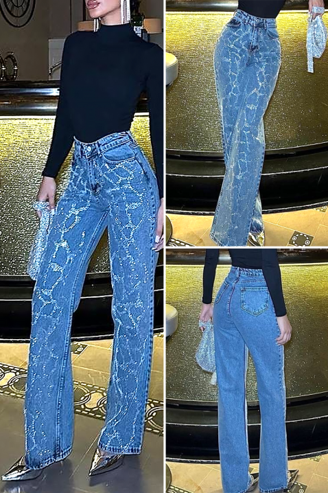 Farmerke HOLDINA, Boja: plava, IVET.RS - Nova Kolekcija