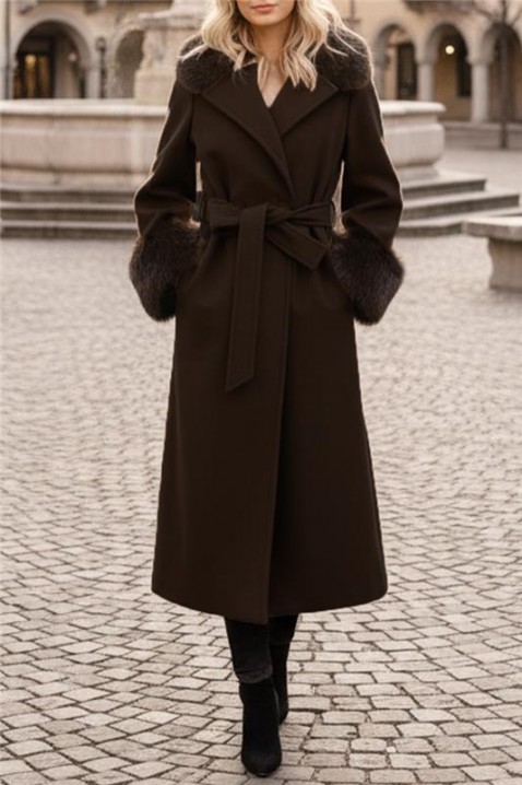 Kaput LUXINDA BROWN, Boja: braon, IVET.RS - Nova Kolekcija