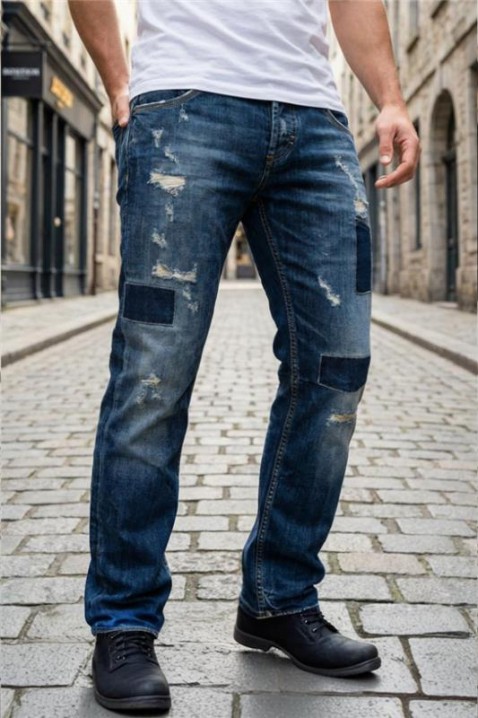 Muške farmerke LEONOZO, Boja: tamnoplava, IVET.RS - Nova Kolekcija