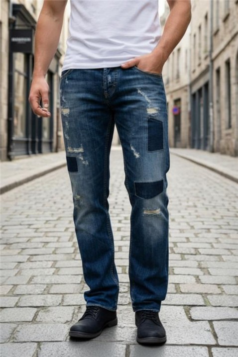 Muške farmerke LEONOZO, Boja: tamnoplava, IVET.RS - Nova Kolekcija