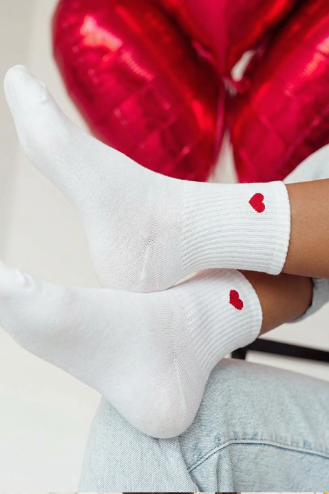 Čarape SOLGERMA WHITE, Boja: bela, IVET.RS - Nova Kolekcija