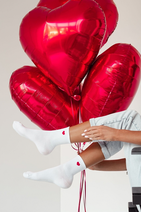 Čarape SOLGERMA WHITE, Boja: bela, IVET.RS - Nova Kolekcija