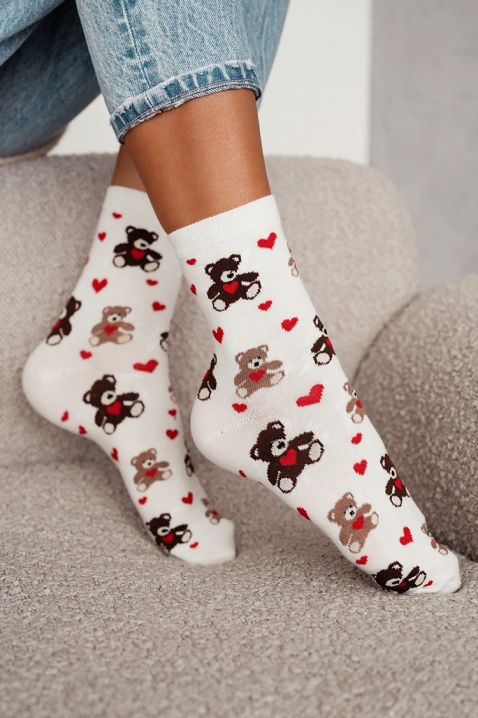 Čarape PINTELGA, Boja: bela, IVET.RS - Nova Kolekcija