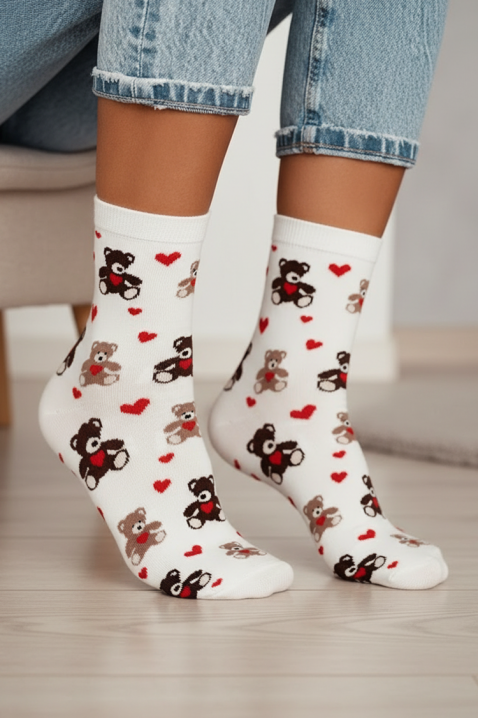 Čarape PINTELGA, Boja: bela, IVET.RS - Nova Kolekcija