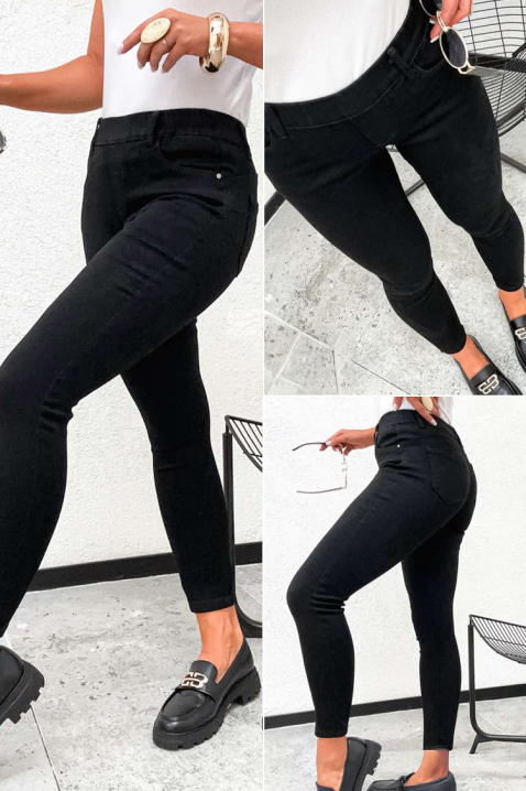 Farmerke CHERLONZA, Boja: crna, IVET.RS - Nova Kolekcija