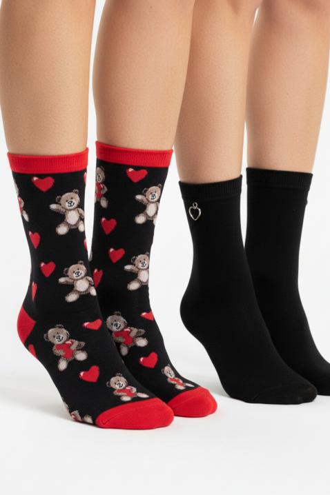 Komplet ženskih čarapa EMIOLNA, Boja: crna, IVET.RS - Nova Kolekcija