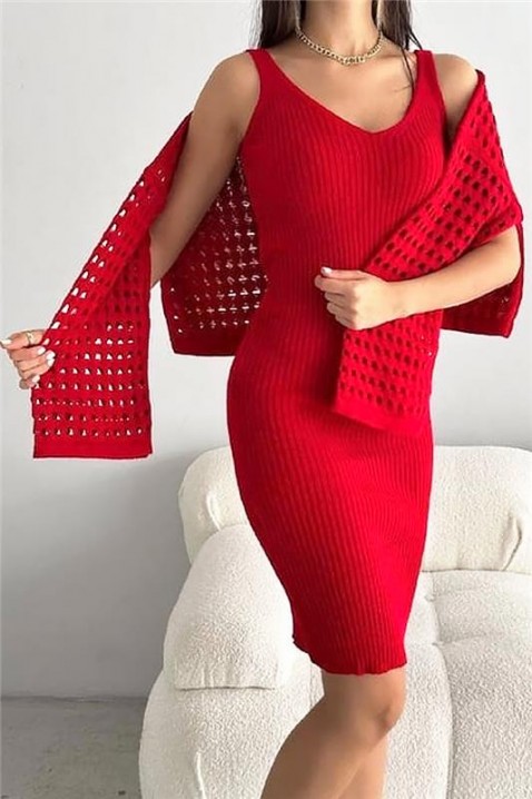 Komplet MUGLERA, Boja: crvena, IVET.RS - Nova Kolekcija