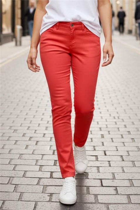 Pantalone TOXERA, Boja: koralna, IVET.RS - Nova Kolekcija