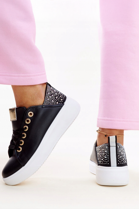 Ženske patike KLAMELDA BLACK, Boja: crna, IVET.RS - Nova Kolekcija