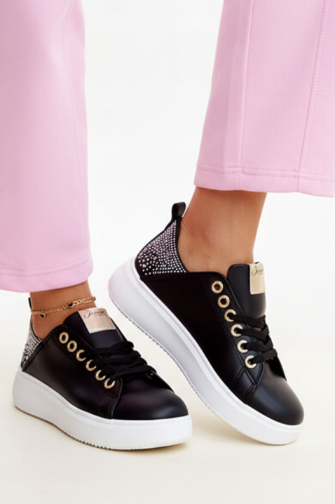 Ženske patike KLAMELDA BLACK, Boja: crna, IVET.RS - Nova Kolekcija