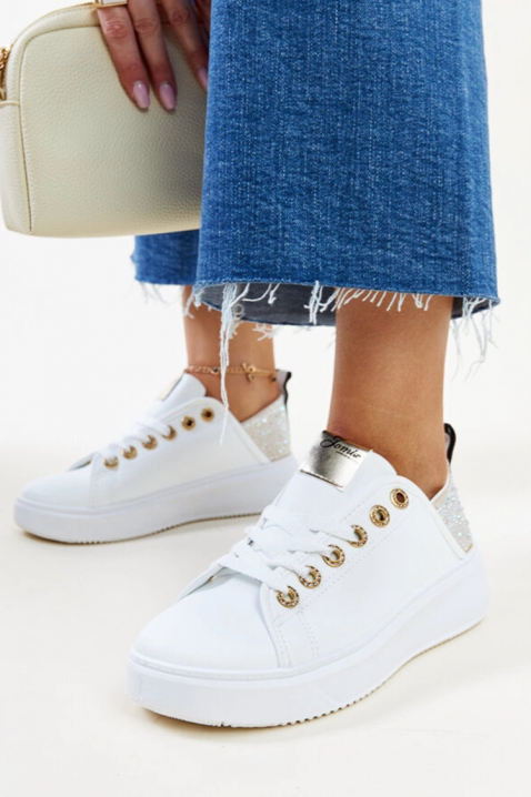 Ženske patike KLAMELDA WHITE, Boja: bela, IVET.RS - Nova Kolekcija