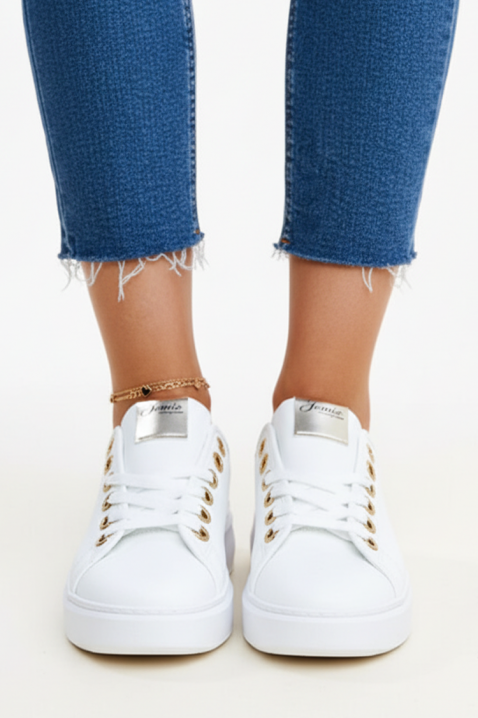 Ženske patike KLAMELDA WHITE, Boja: bela, IVET.RS - Nova Kolekcija